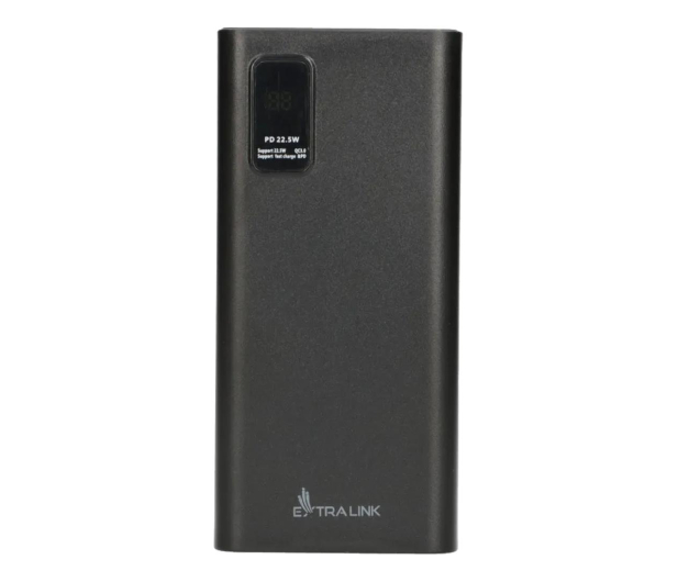 Extralink Powerbank EPB-068 USB-C EX.19508 czarny - 1094190 - zdjęcie